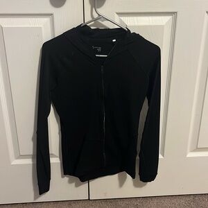 Black aerie zip up jacket size xs!